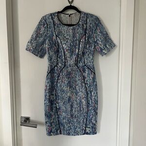 Whistles Multicolor Textured Dress